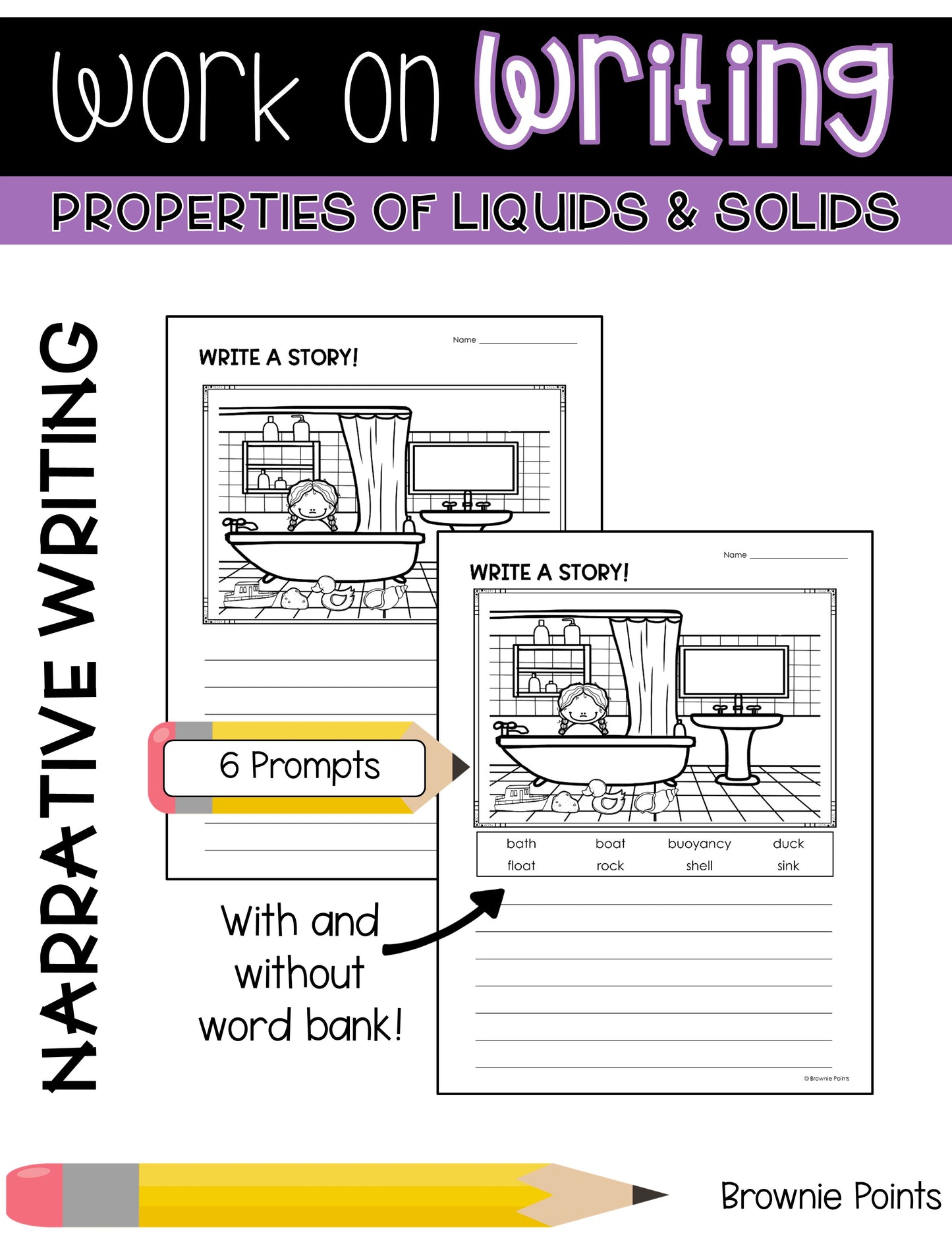 Work on Writing - Properties of Liquids and Solids