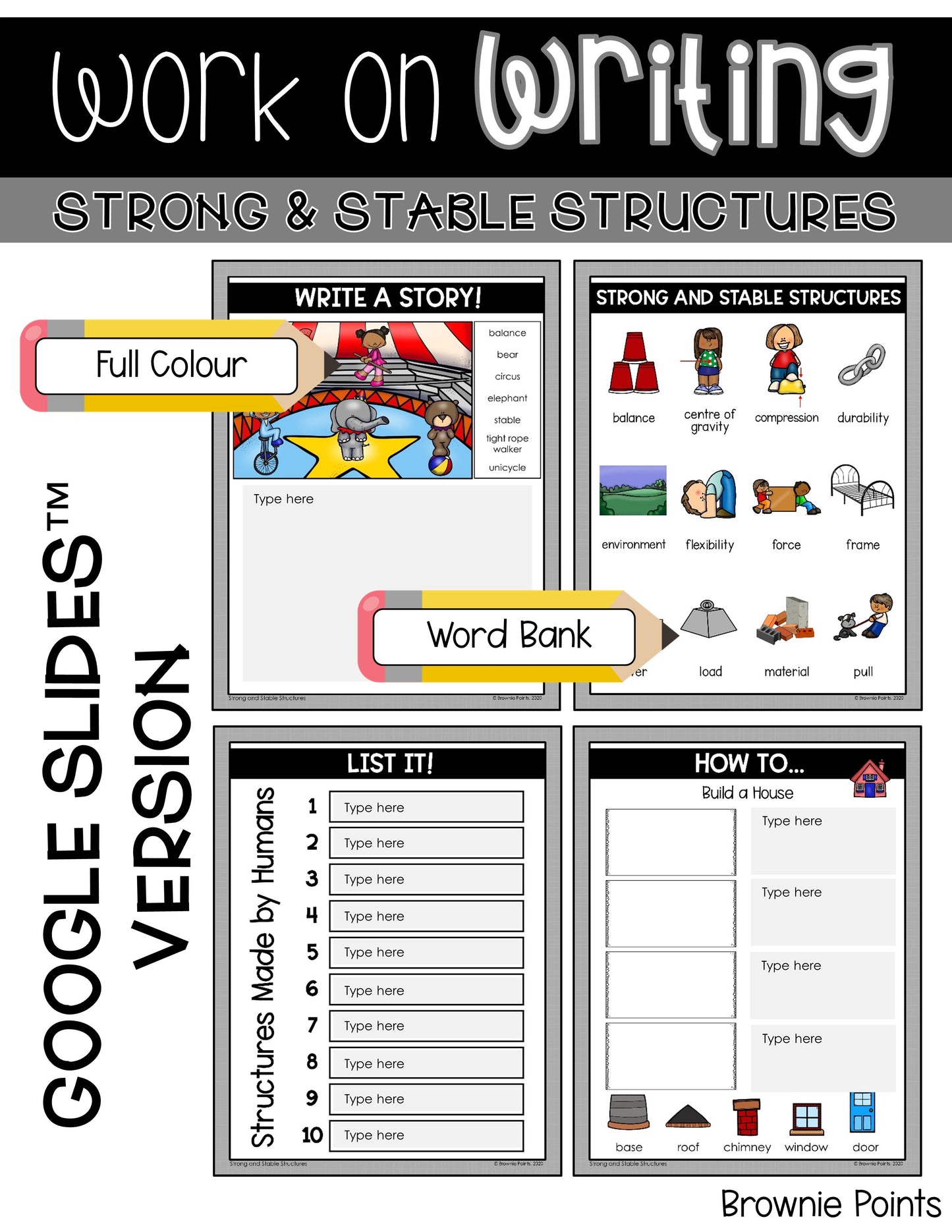 Work on Writing - Strong and Stable Structures
