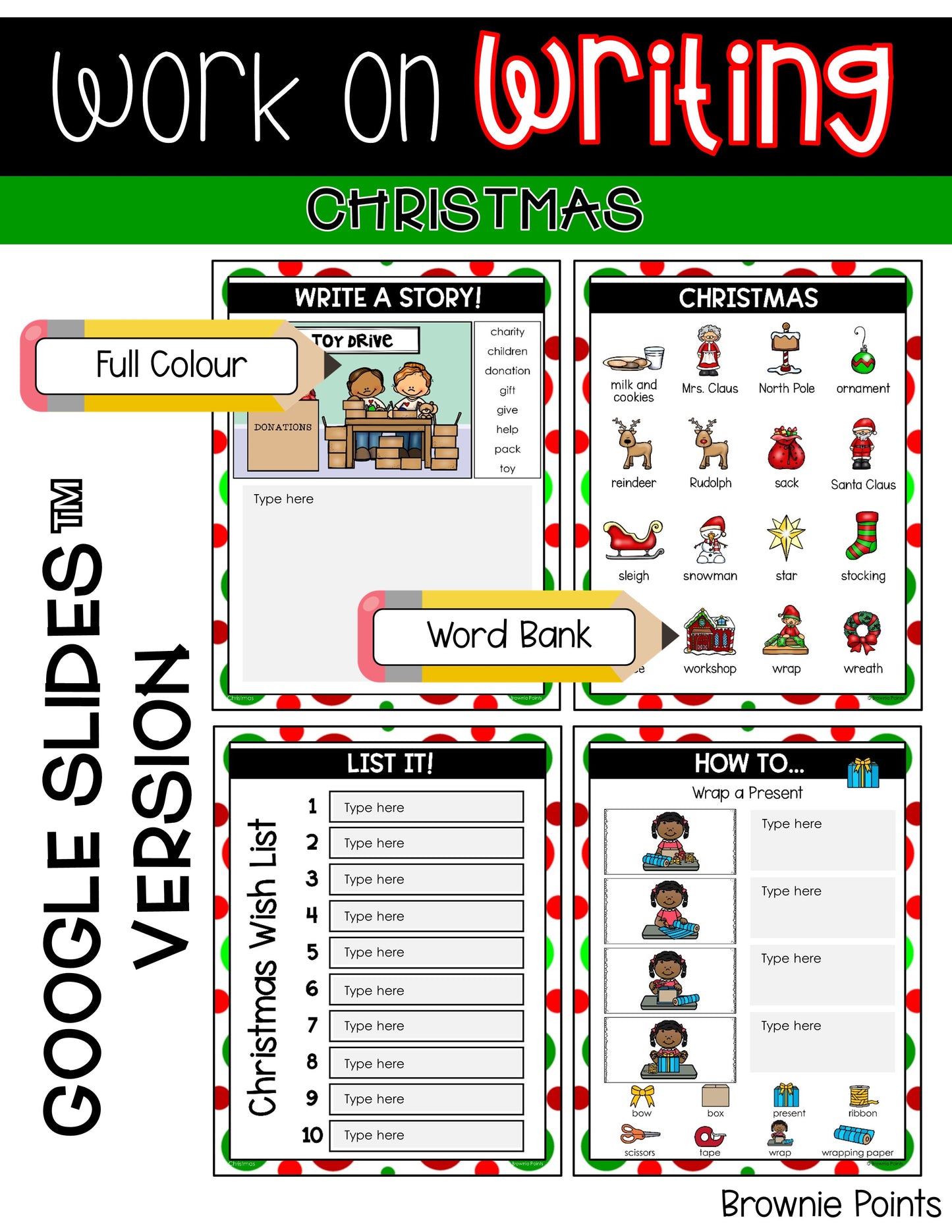 Work on Writing - Christmas