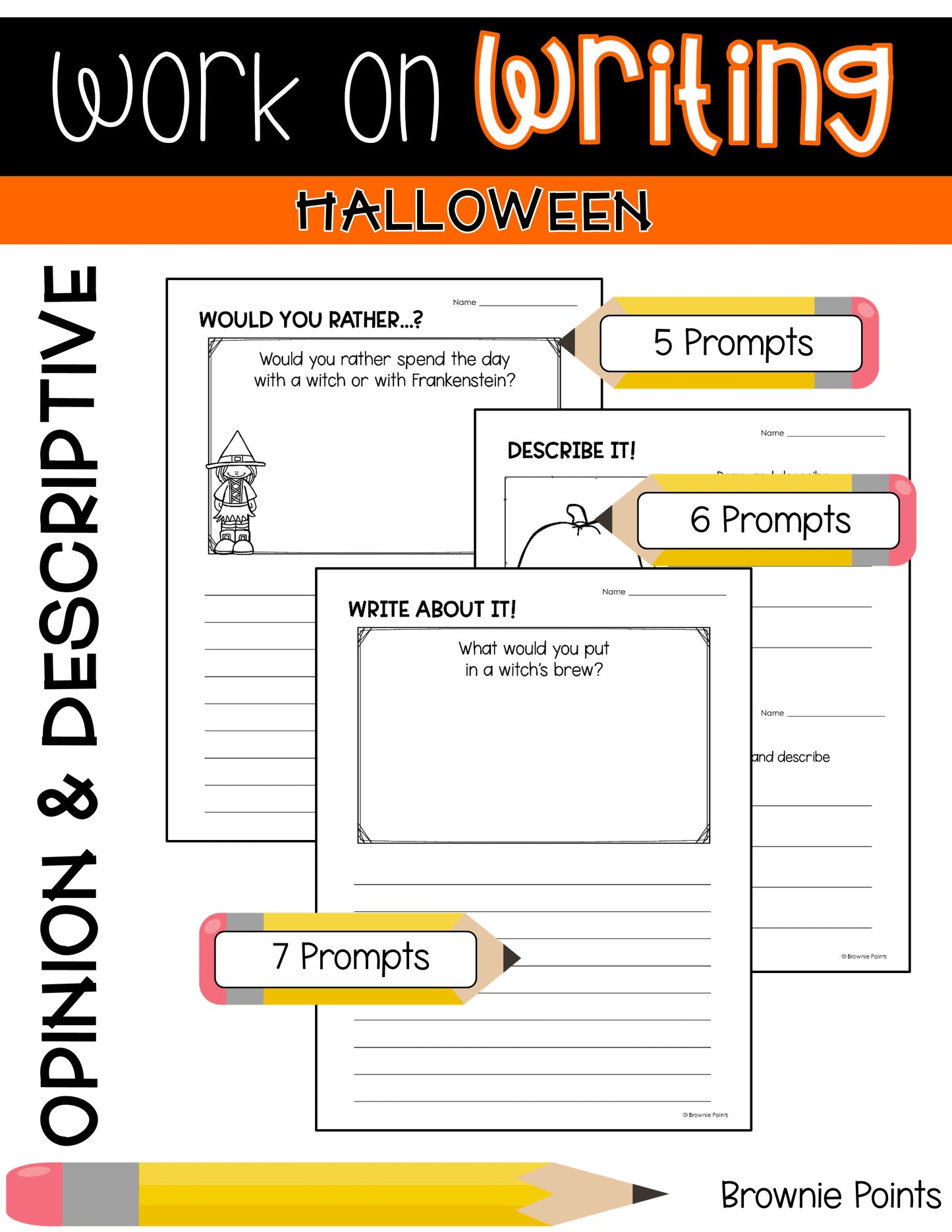 Work on Writing - Halloween
