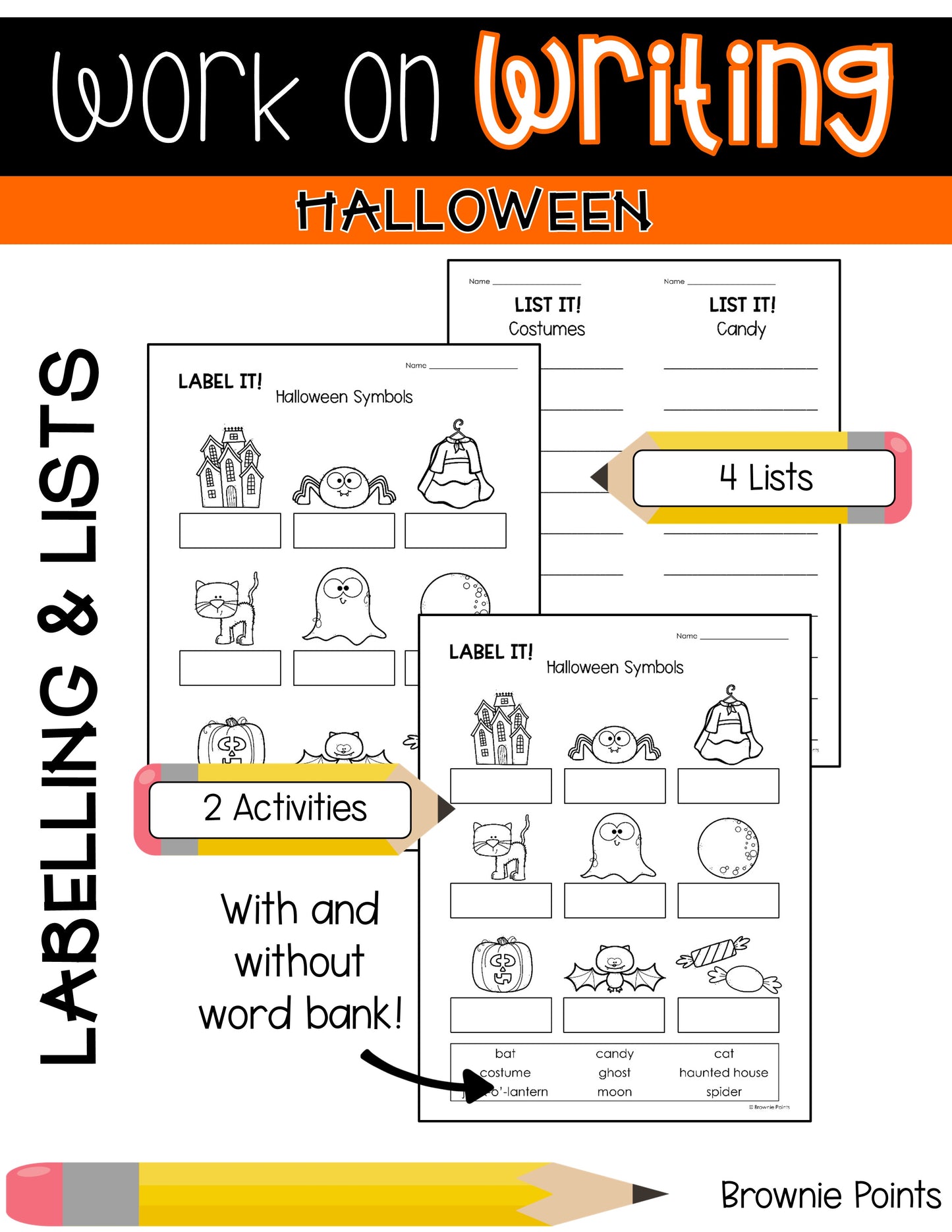 Work on Writing - Halloween