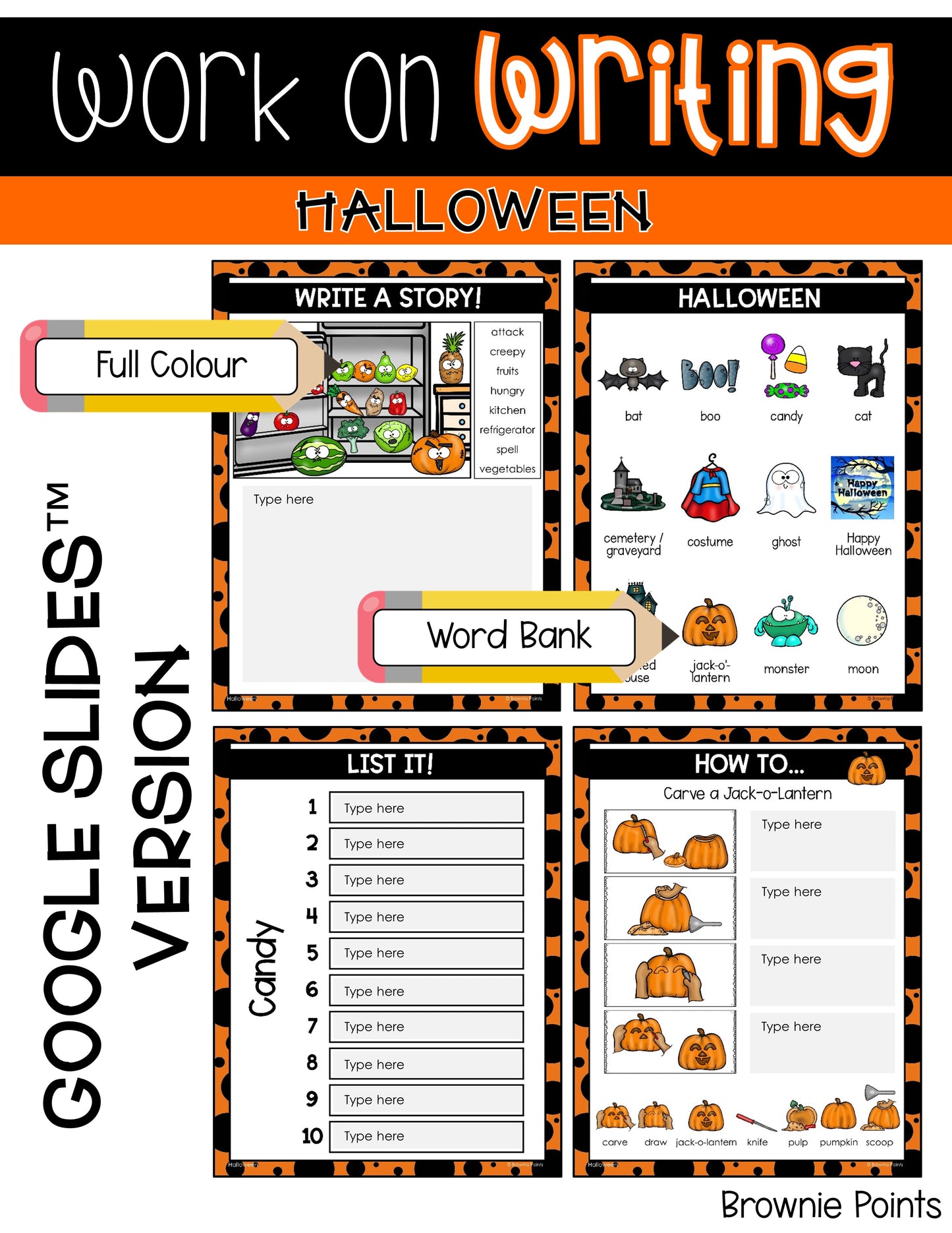 Work on Writing - Halloween
