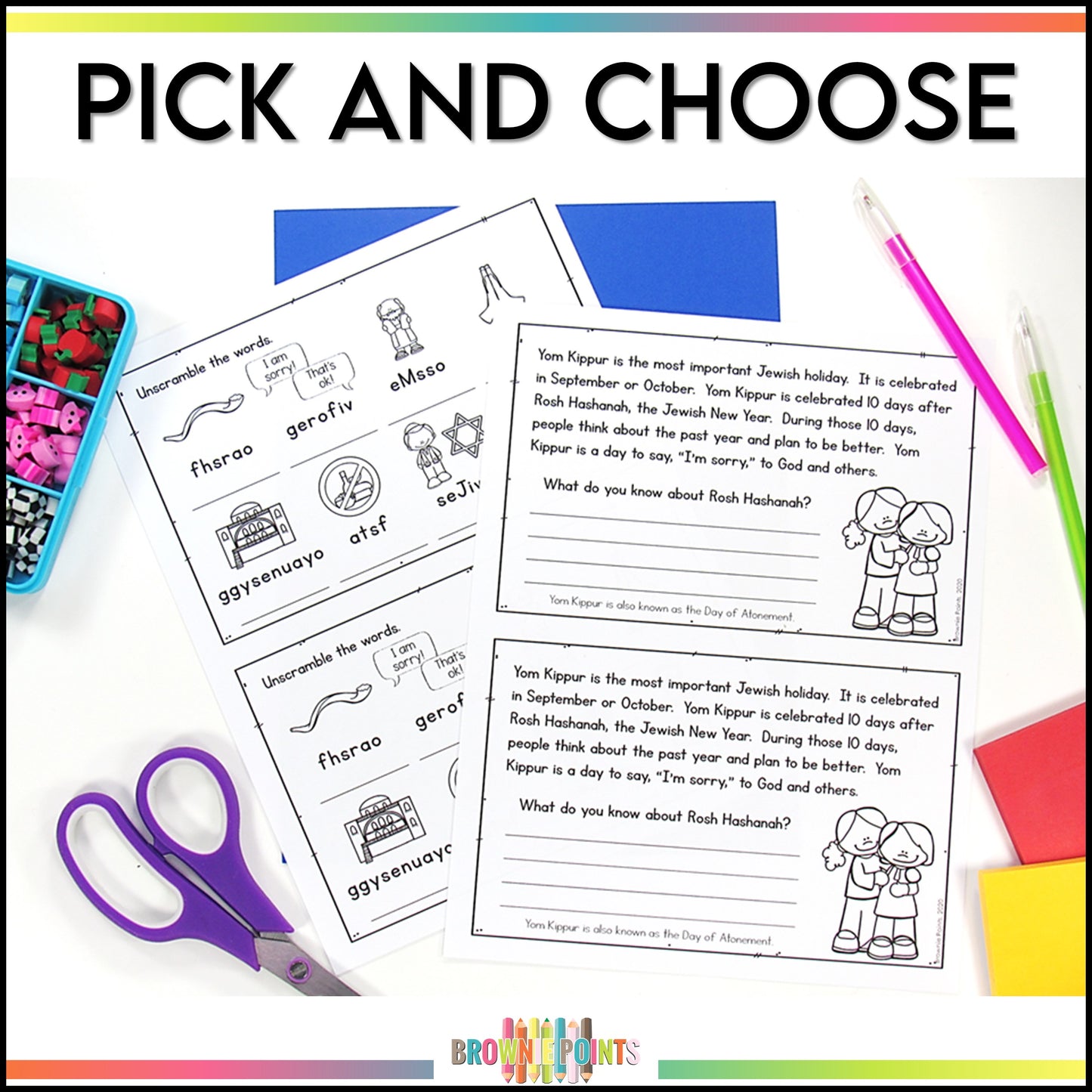 Yom Kippur Mini Book
