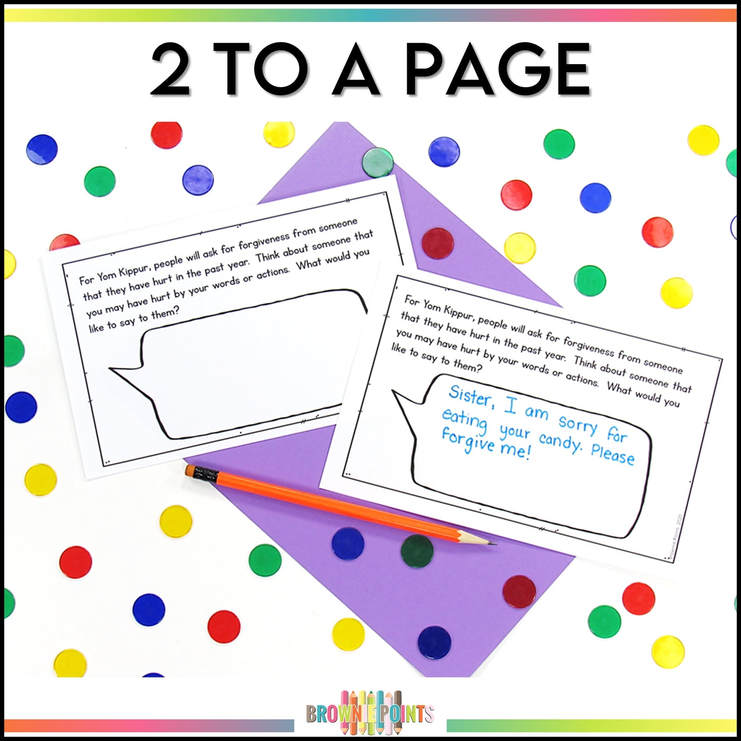 Yom Kippur Mini Book