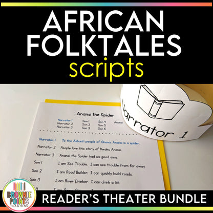 African Folktales Reader's Theater Scripts Bundle