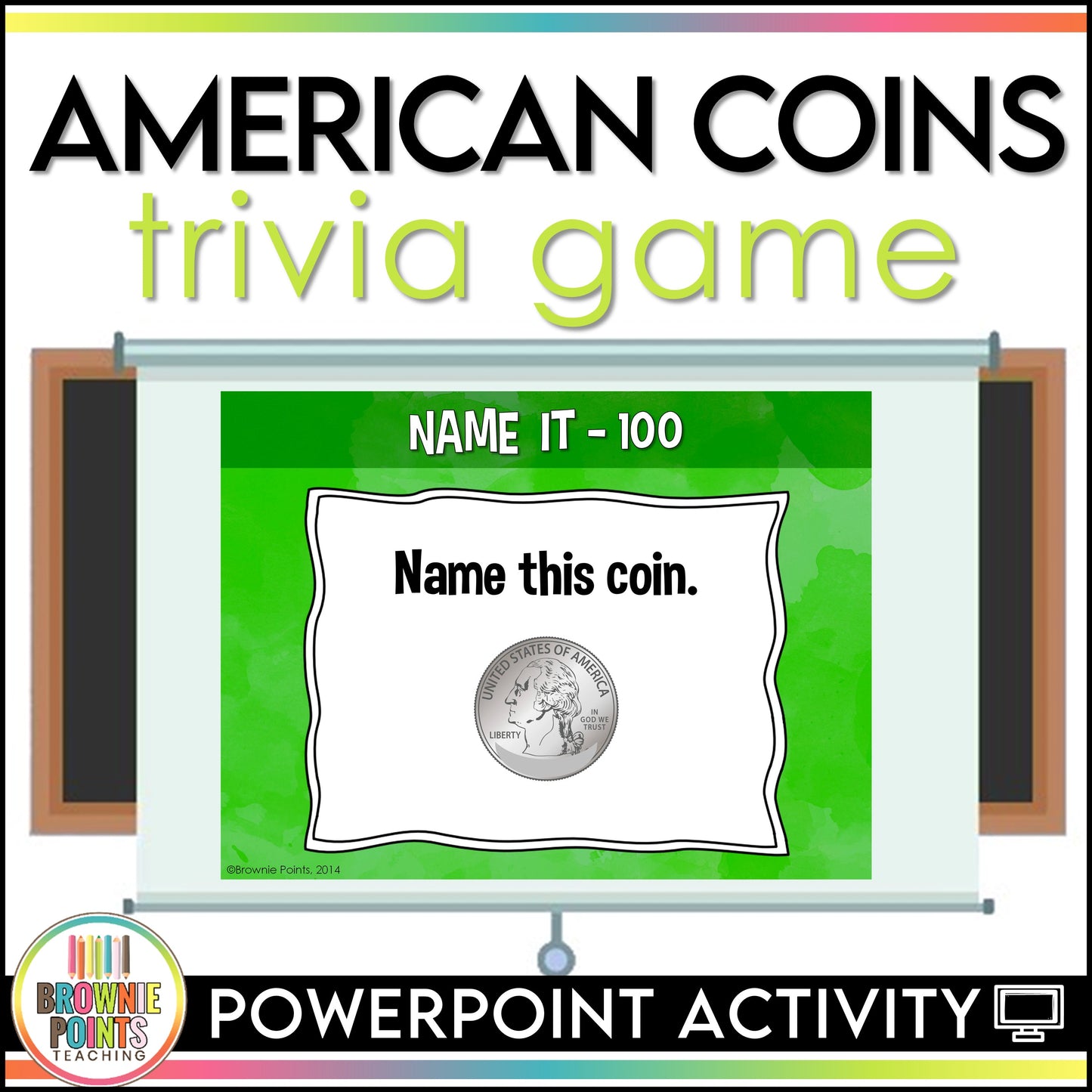American Coins PowerPoint Game