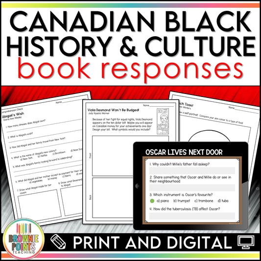 Black History in Canada - Picture Book Responses