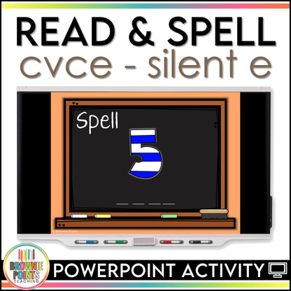 CVCE Words PowerPoint Game - Silent E