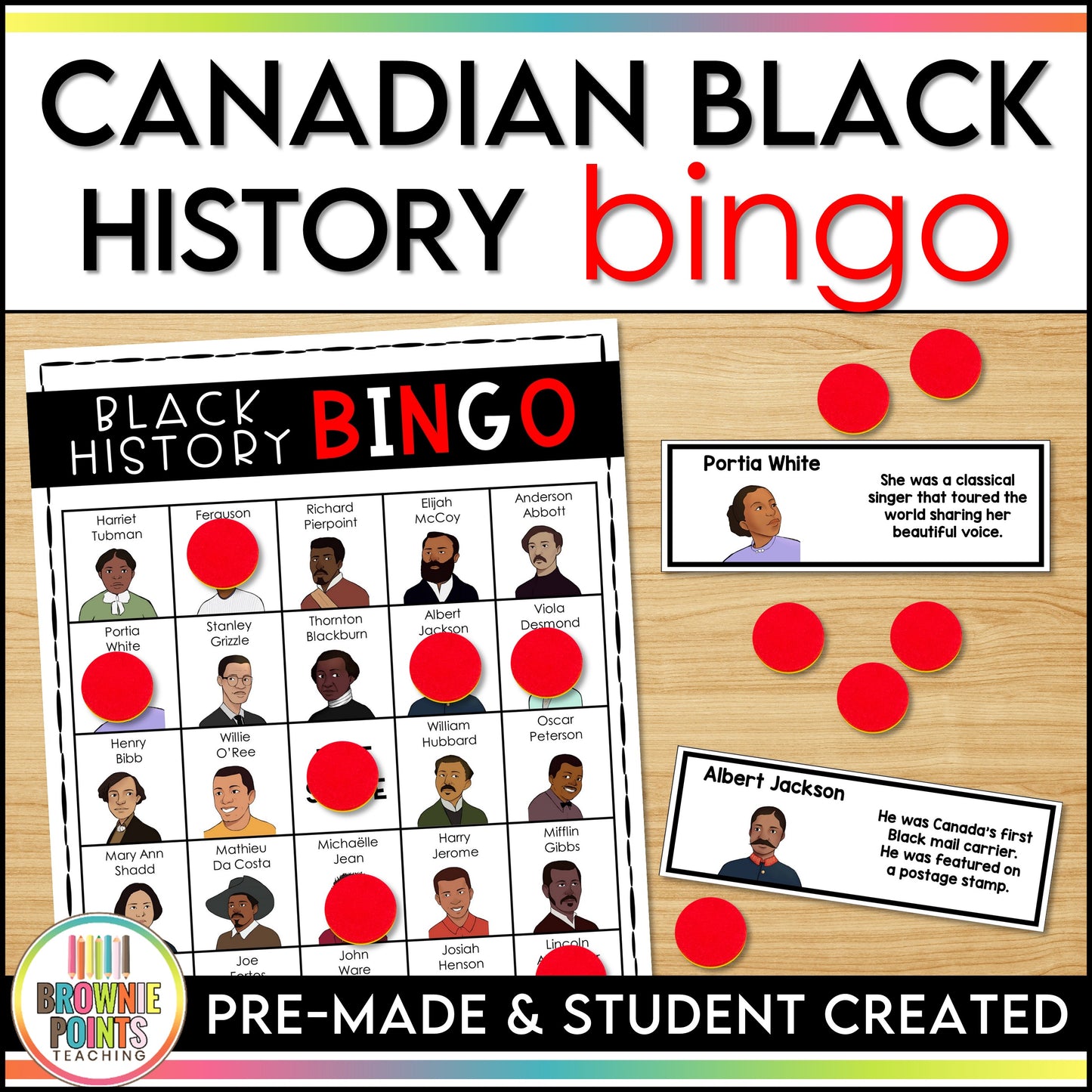 Black History in Canada - Bingo