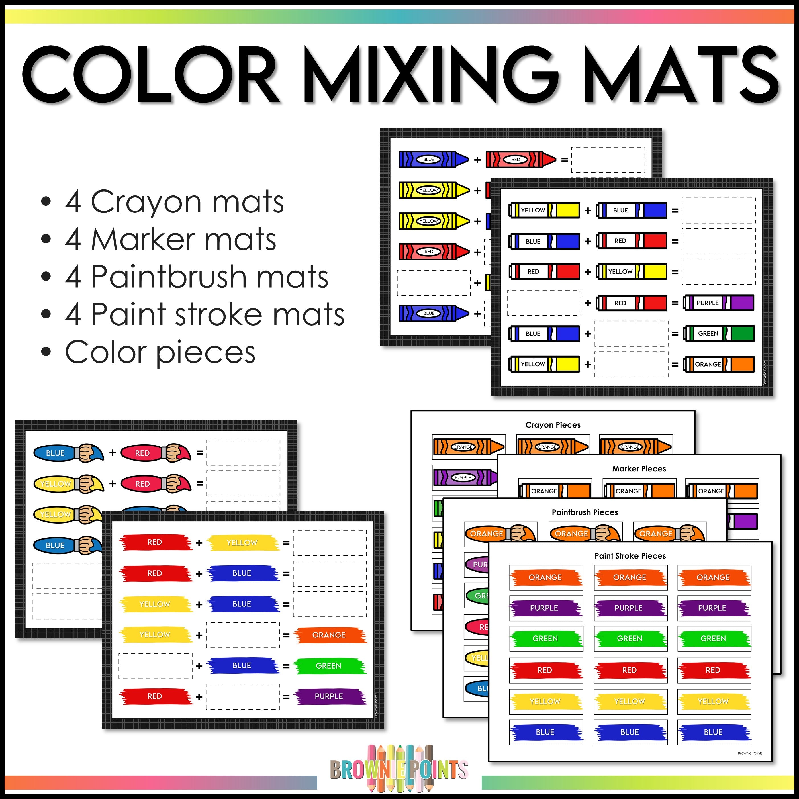 Color Mixing Activities | Primary and Secondary Colors – Brownie Points ...