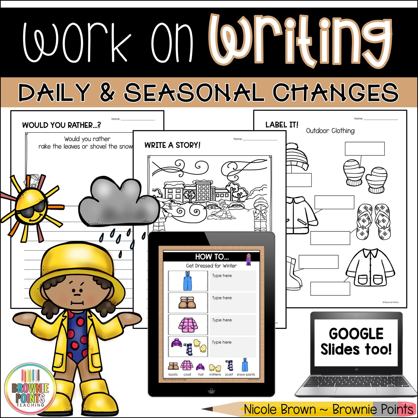 Work on Writing - Daily and Seasonal Changes