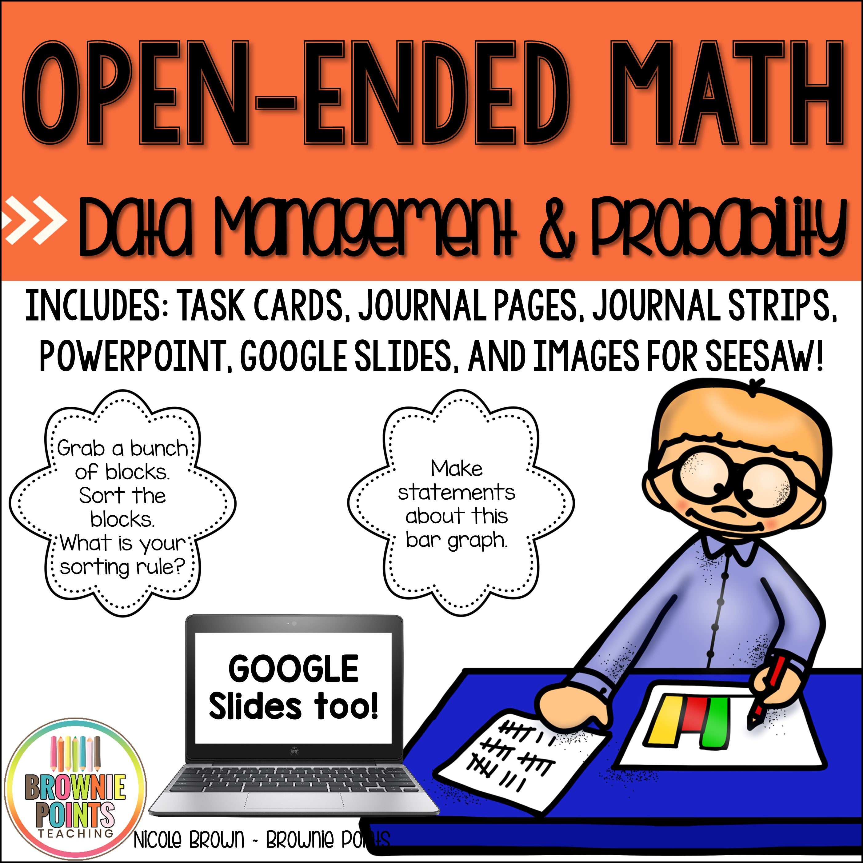 Open-Ended Math Questions - Data Management & Probability – Brownie ...