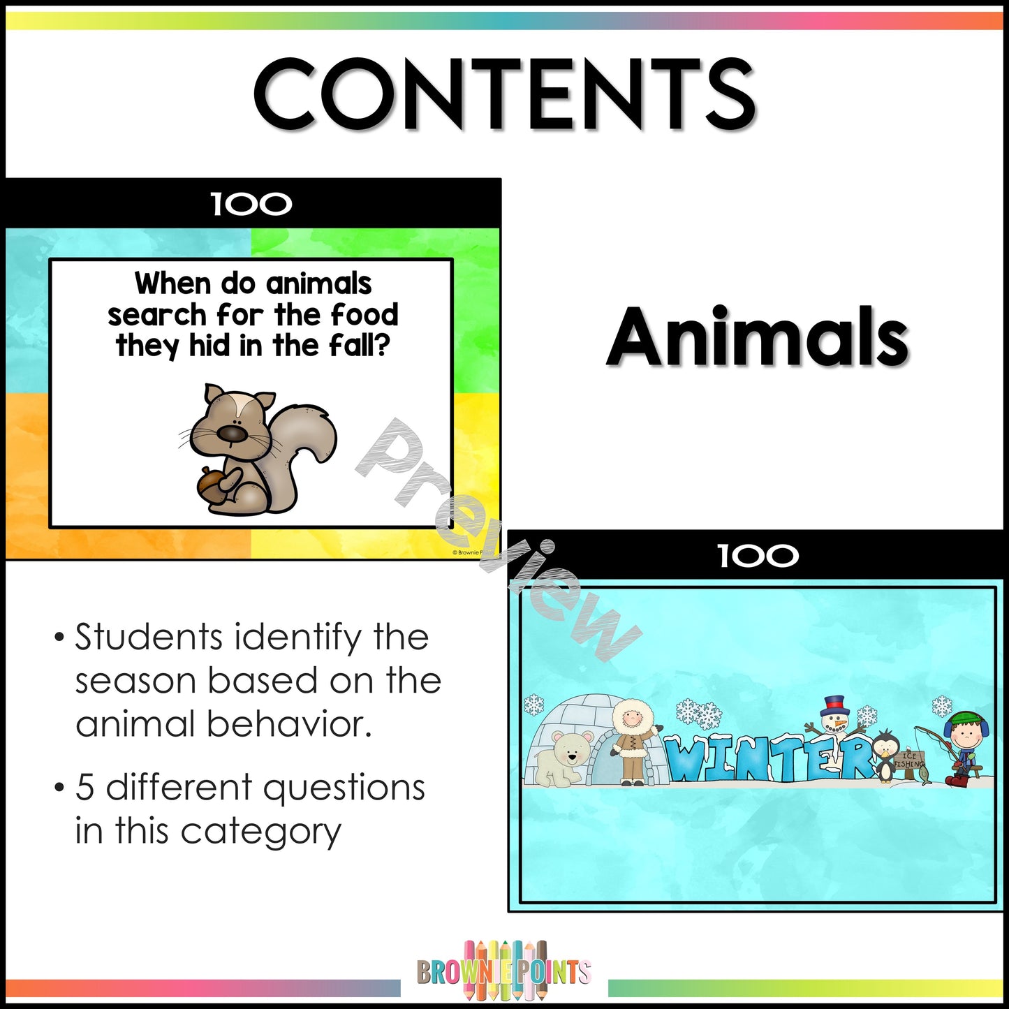 Four Seasons PowerPoint Games
