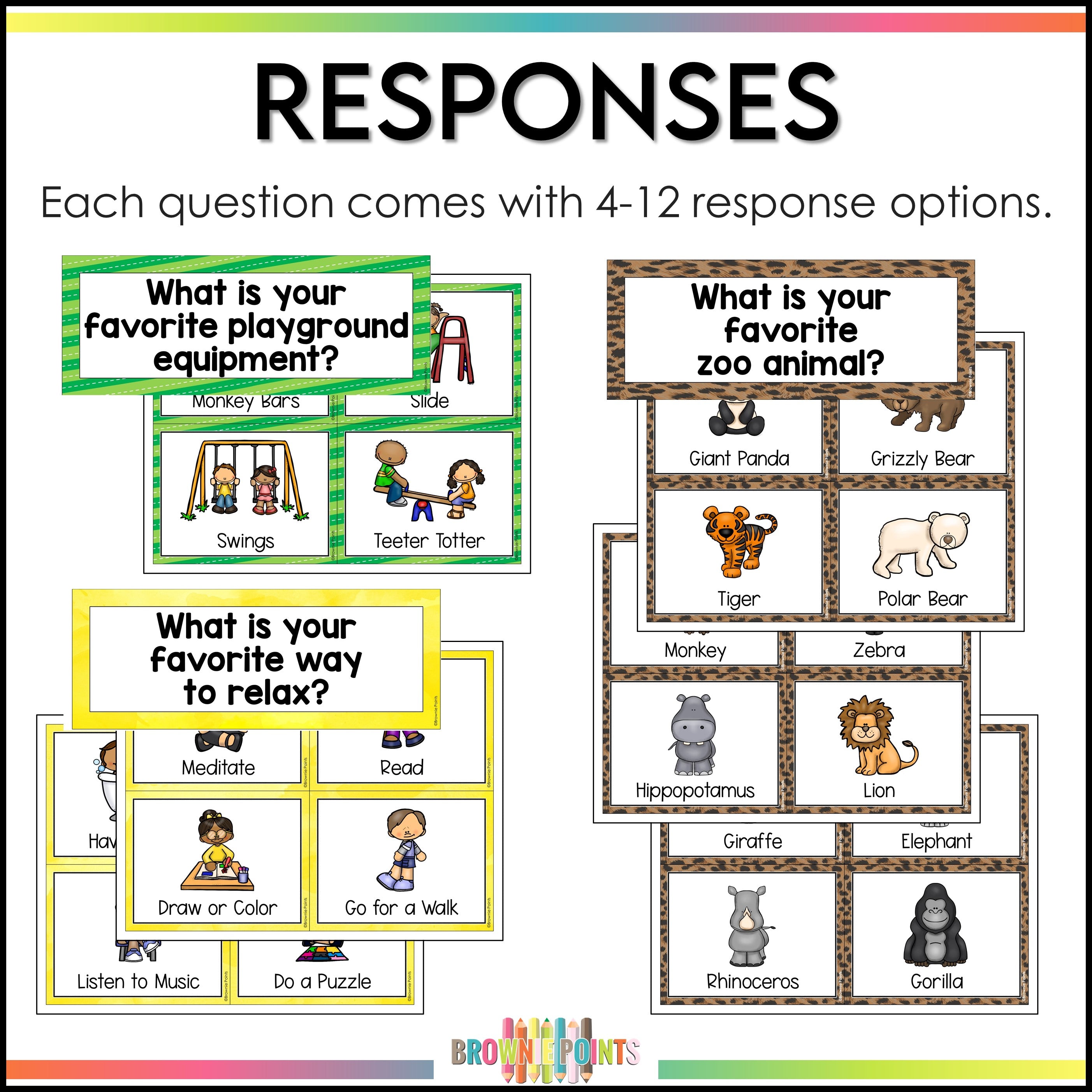Graphing Questions – Brownie Points Teaching Shop