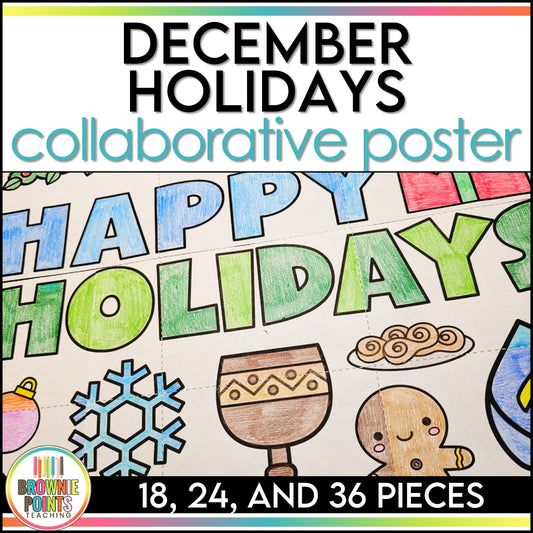 Winter Holidays Around the World Collaborative Poster