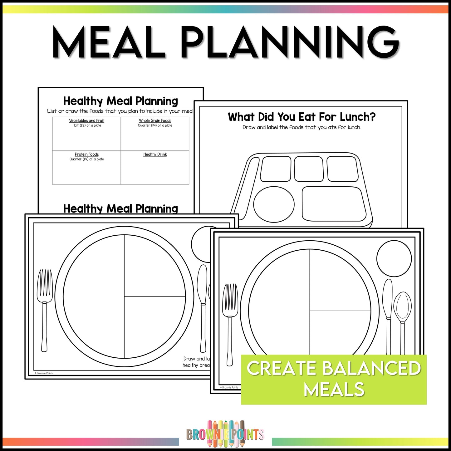 Healthy Eating - MyPlate Bundle