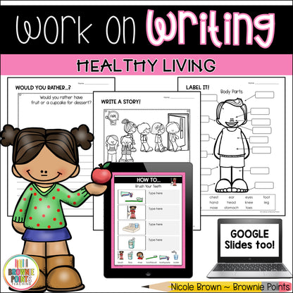 Work on Writing - Healthy Living (Grade 1)