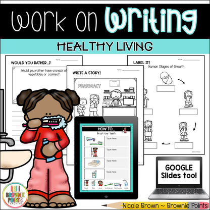 Work on Writing - Healthy Living (Grade 2)