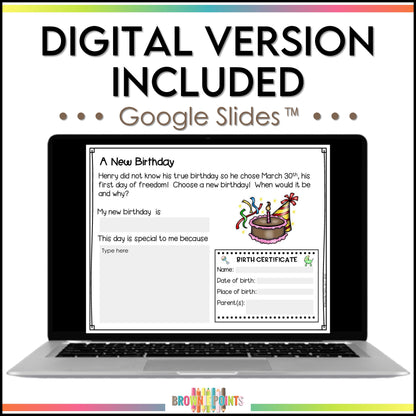 Henry's Freedom Box Comprehension Activities