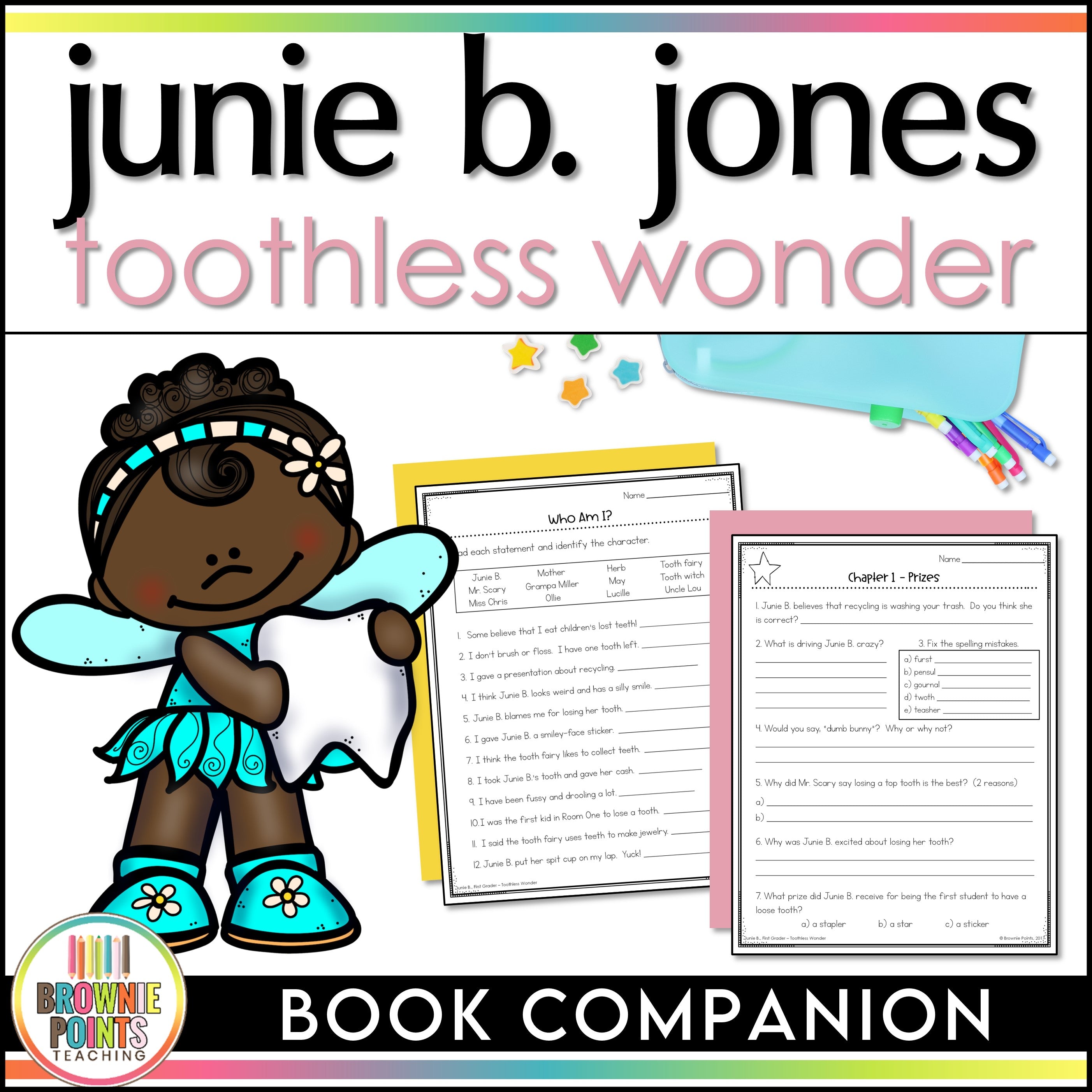 Junie B Jones Toothless Wonder Brownie Points Teaching Shop junie-b-jones-toothless-wonder-brownie-points-teaching-shop
