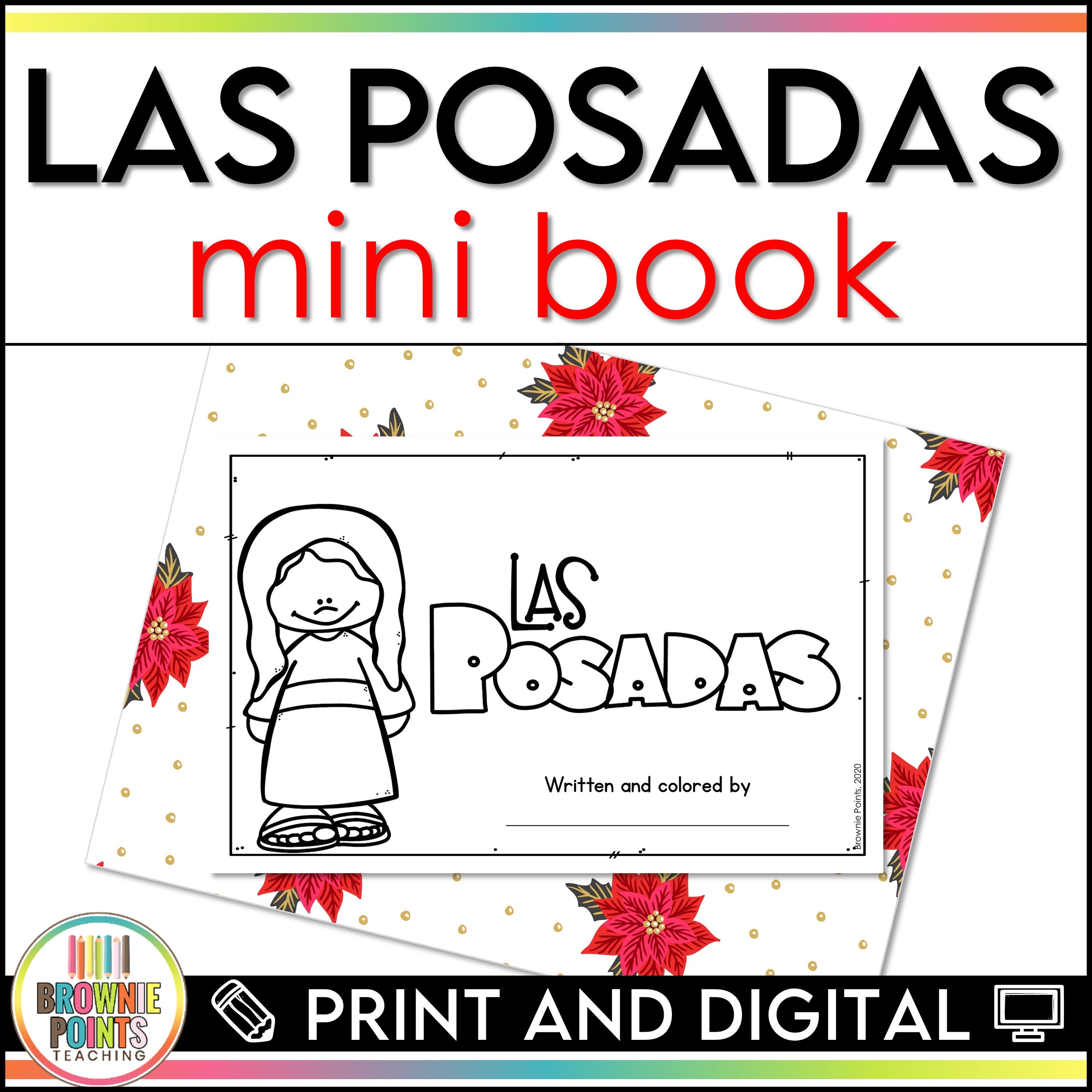Posada Booklets Las Posadas Mini Book – Brownie Points Teaching Shop