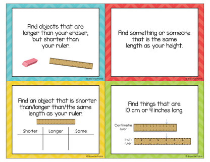 Open-Ended Math Questions - Length, Area & Perimeter