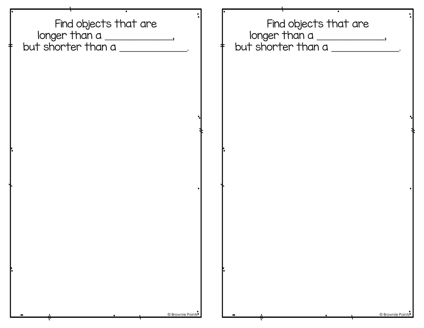 Open-Ended Math Questions - Length, Area & Perimeter