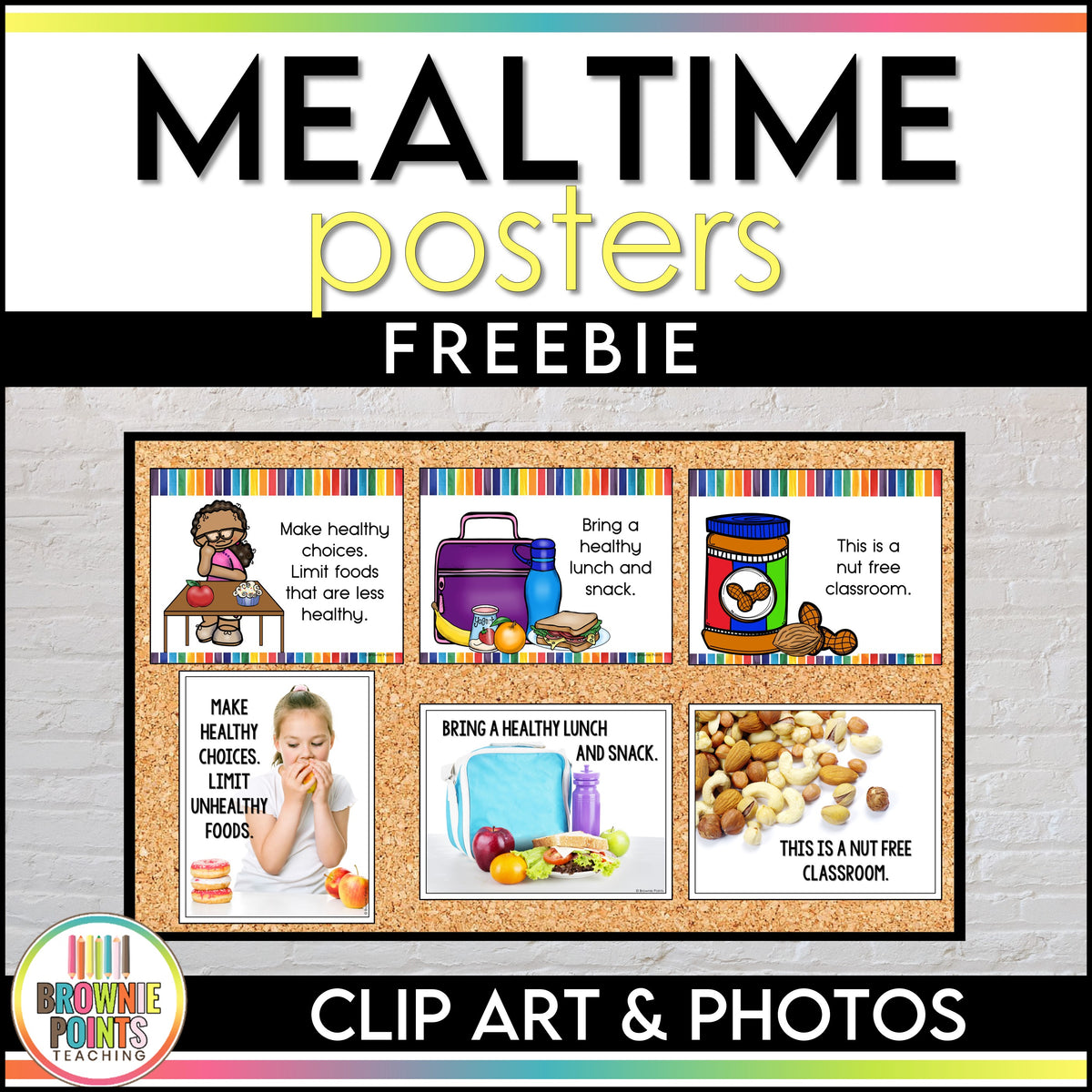 Healthy Eating - Mealtime Posters – Brownie Points Teaching Shop