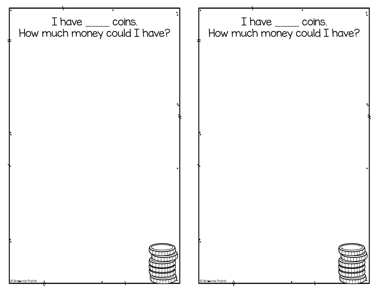 Open-Ended Math Questions - Money