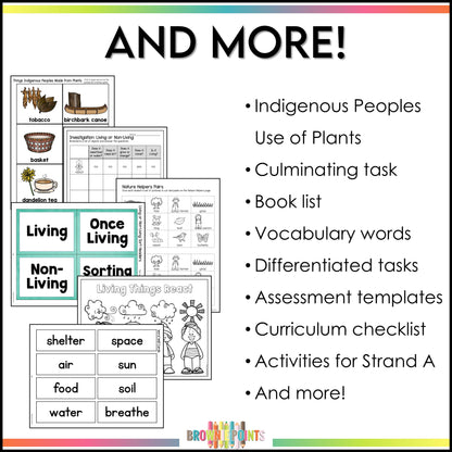 Needs and Characteristics of Living Things