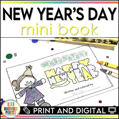 New Year's Day Mini Book