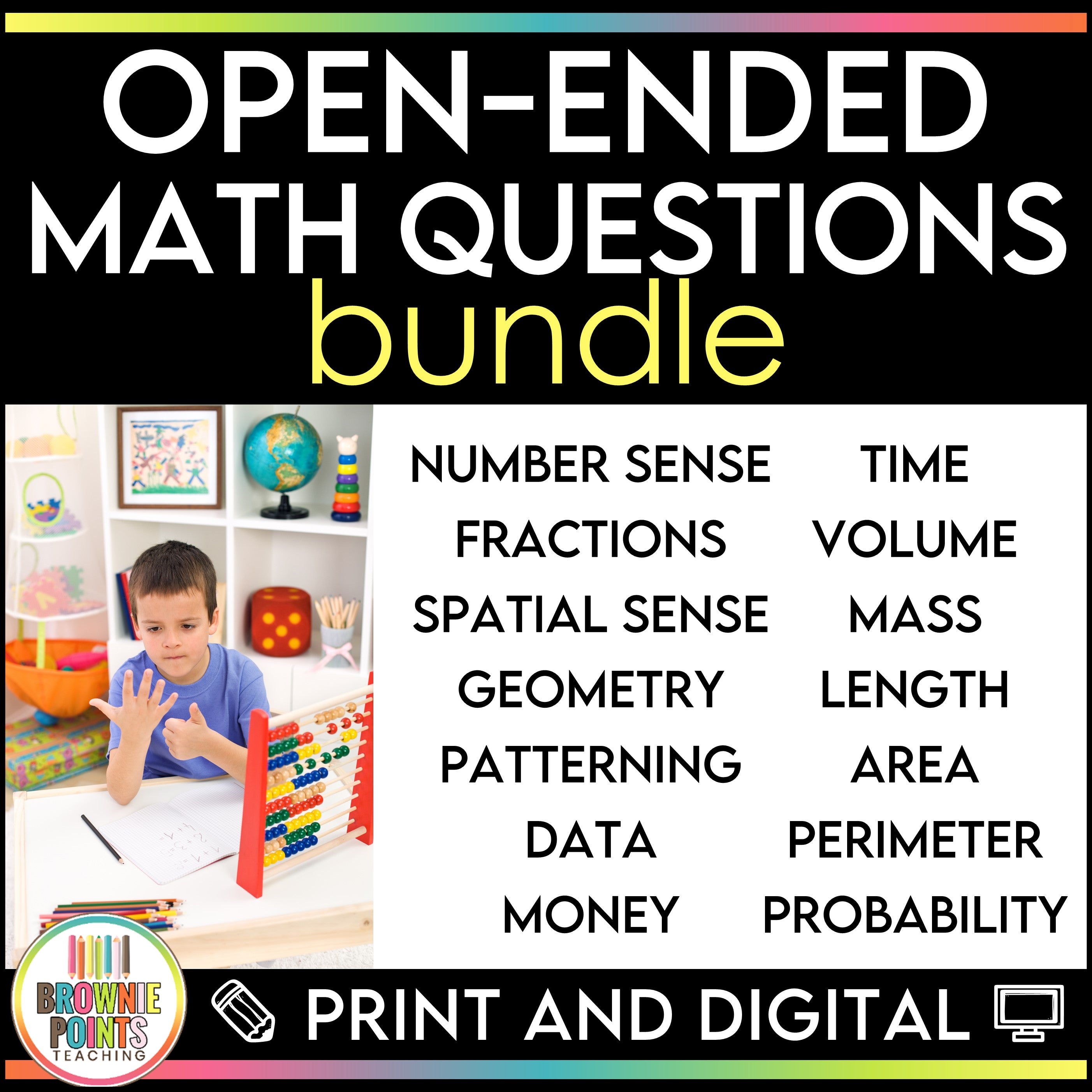 Open-Ended Math Questions Bundle – Brownie Points Teaching Shop