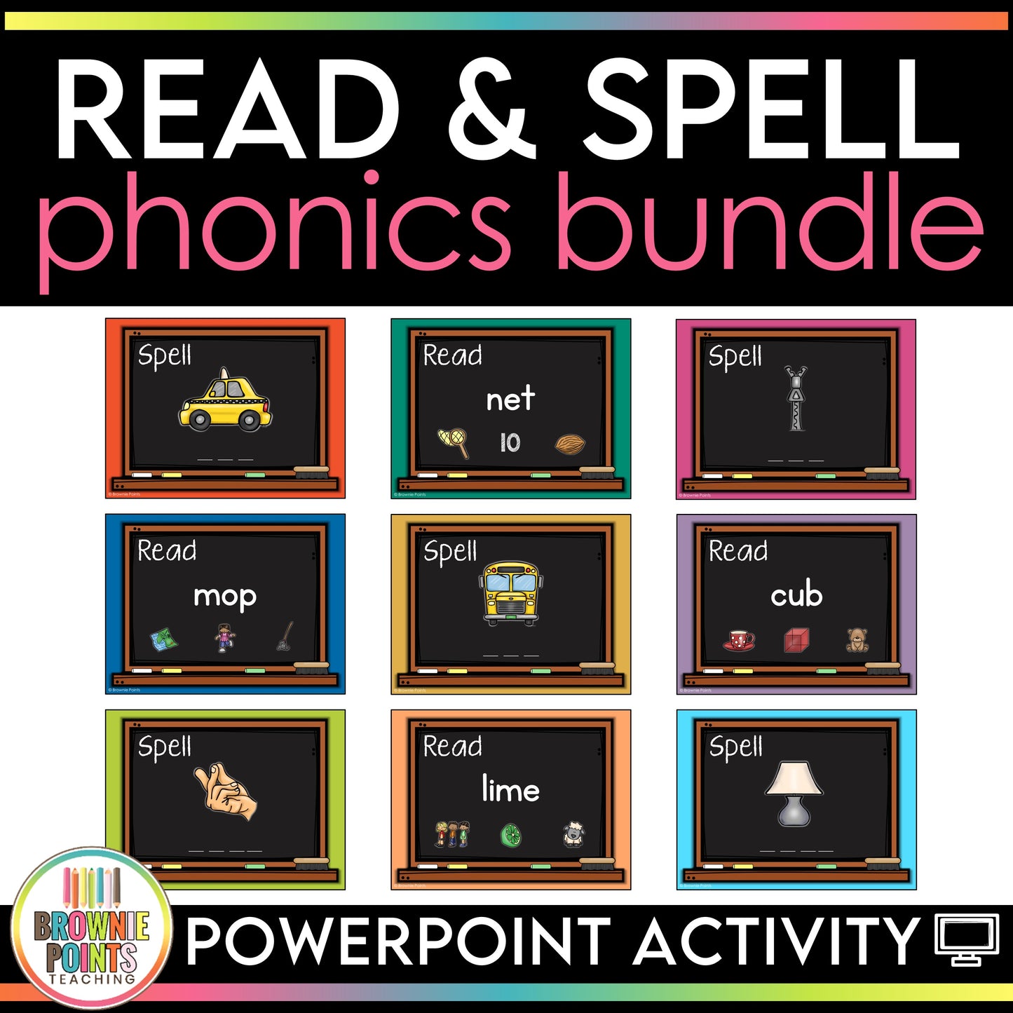 Phonics PowerPoint Games Bundle