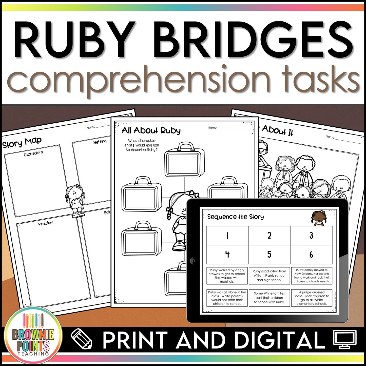 Ruby Bridges Comprehension Activities