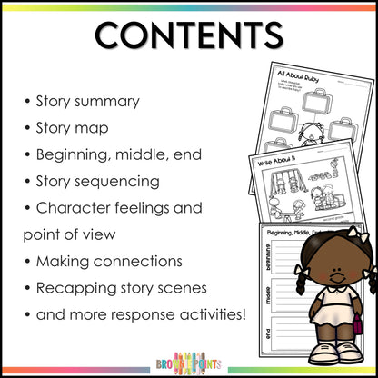 Ruby Bridges Comprehension Activities