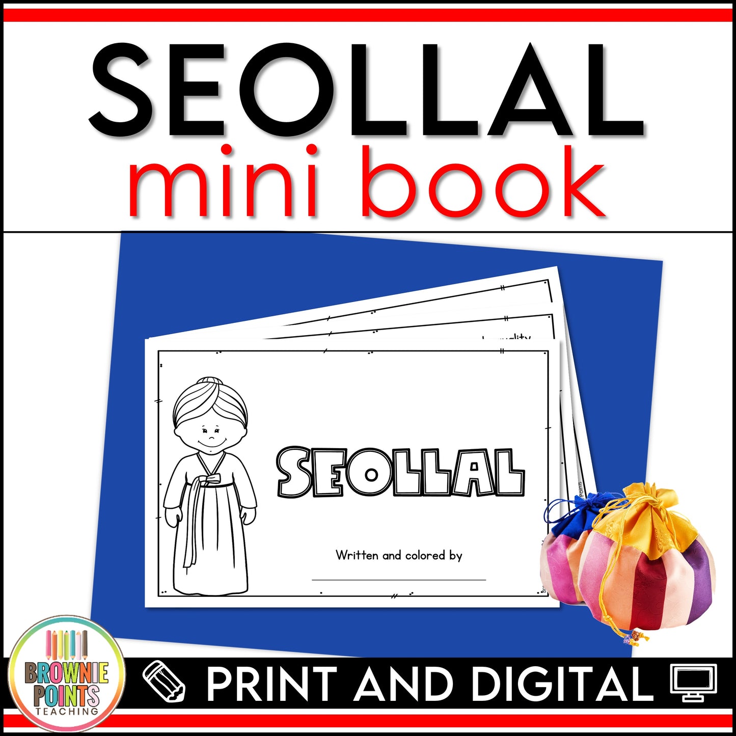 Seollal - Korean New Year Mini Book