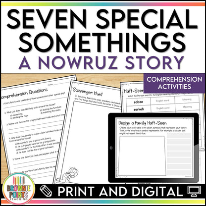 Seven Special Somethings: A Nowruz Story - Comprehension Activities