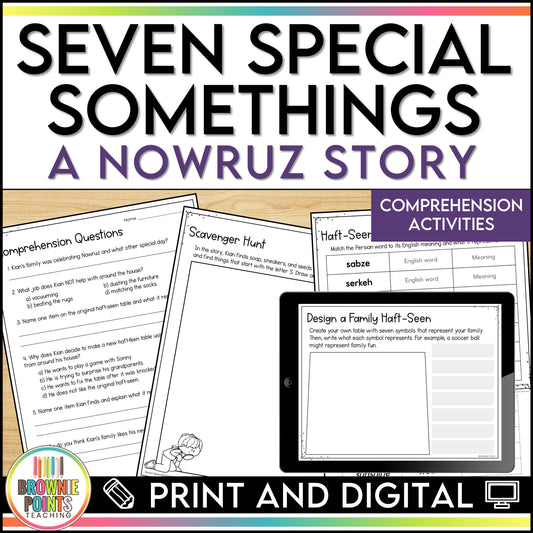 Seven Special Somethings: A Nowruz Story - Comprehension Activities