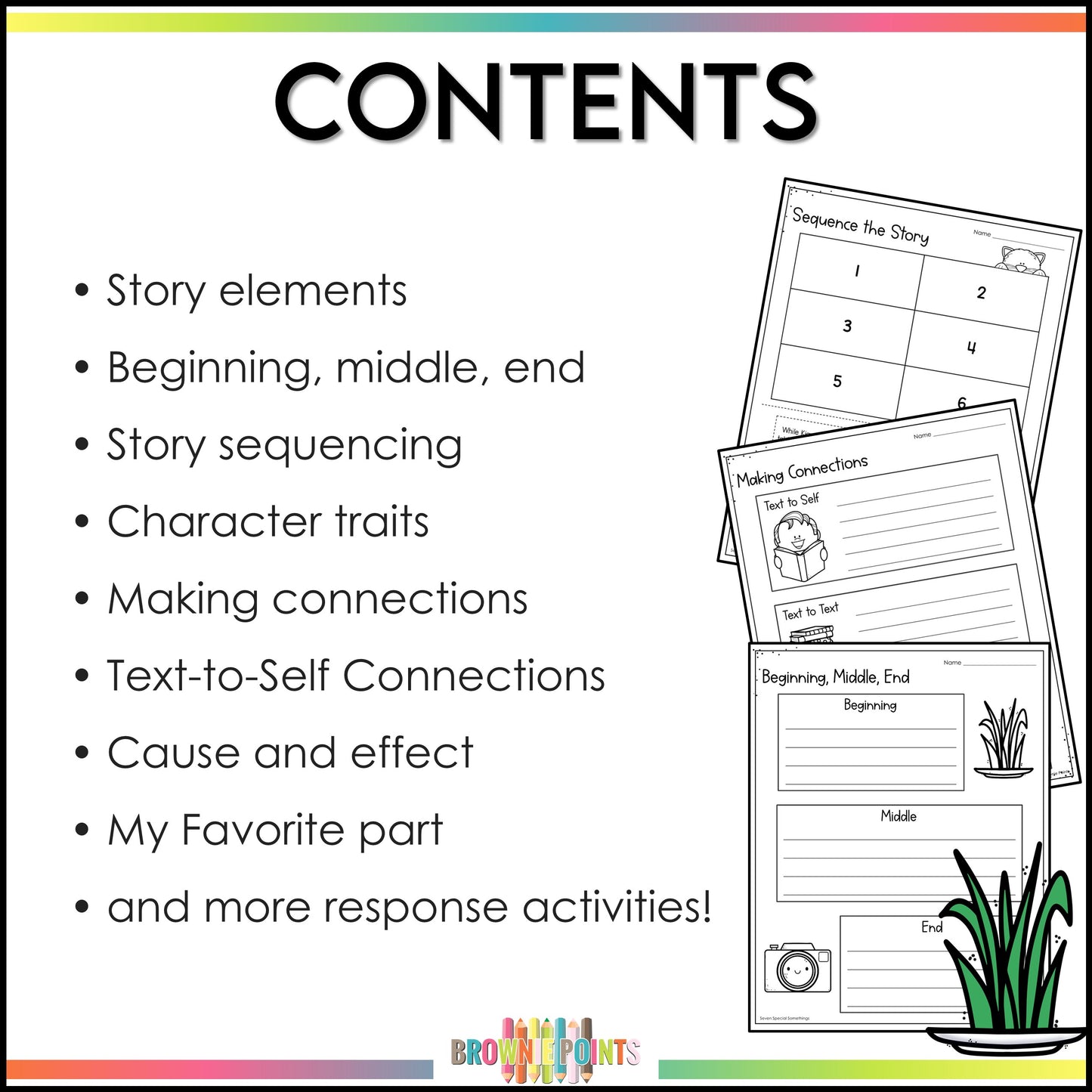 Seven Special Somethings: A Nowruz Story - Comprehension Activities