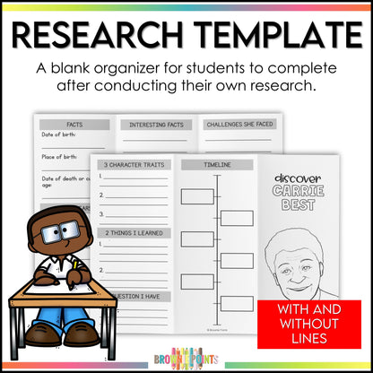 Canadian Black History Trifold Brochures Bundle
