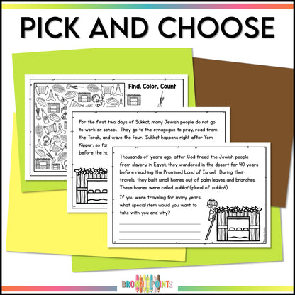 Sukkot Mini Book