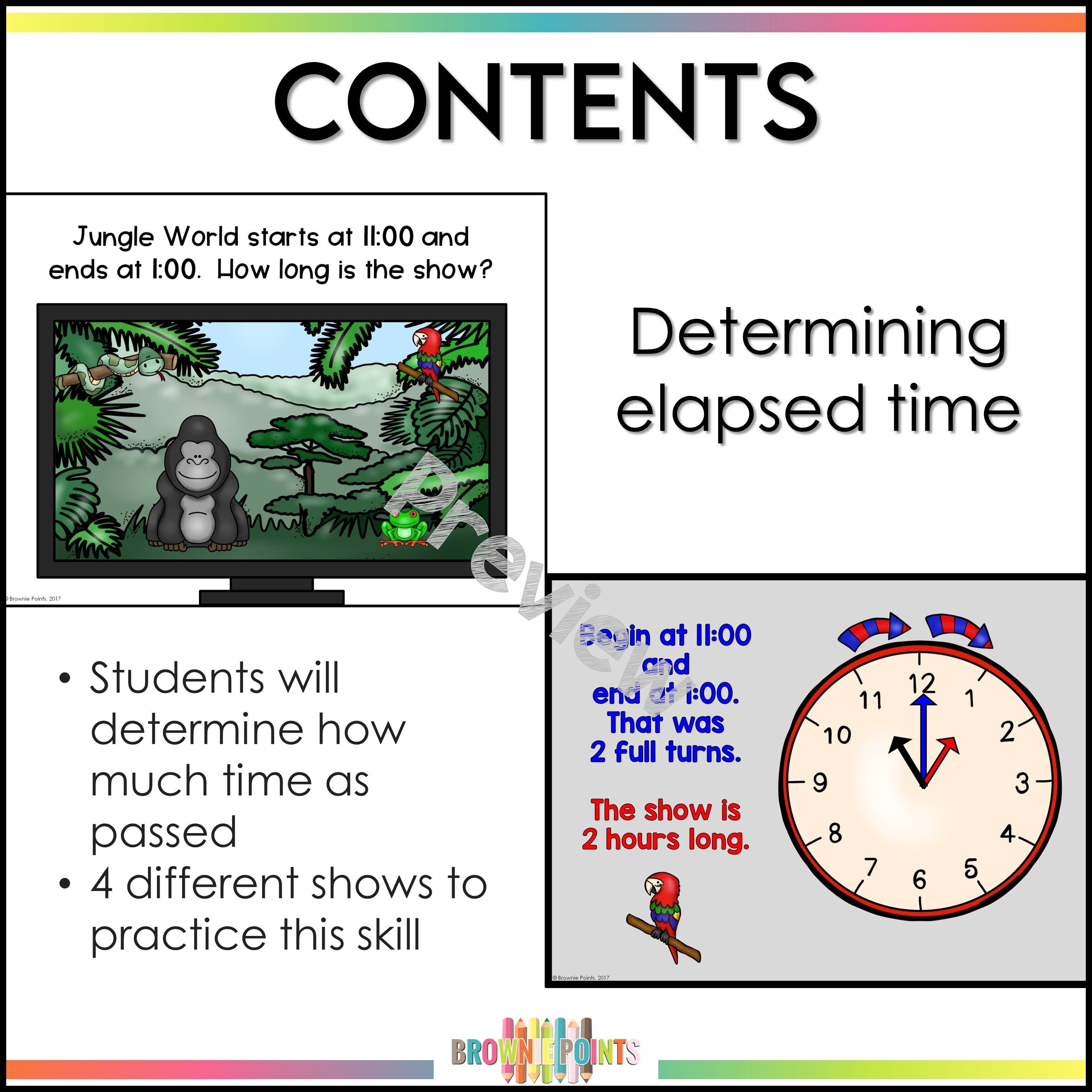 Telling Time PowerPoint Games Bundle – Brownie Points Teaching Shop