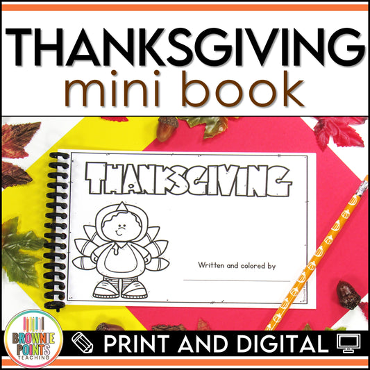 Thanksgiving Mini Book