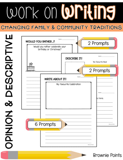 Work on Writing - Changing Family and Community Traditions