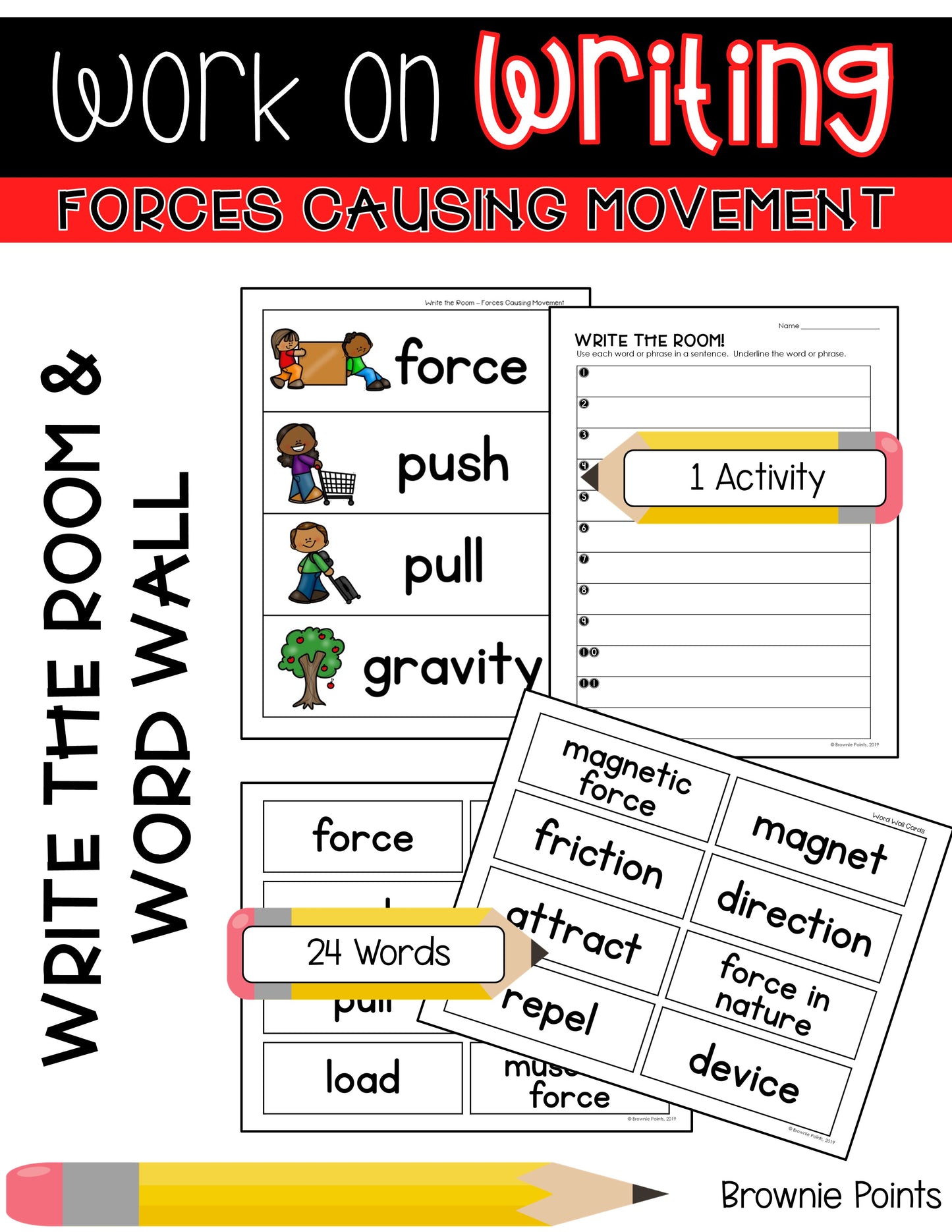 Work on Writing - Forces Causing Movement