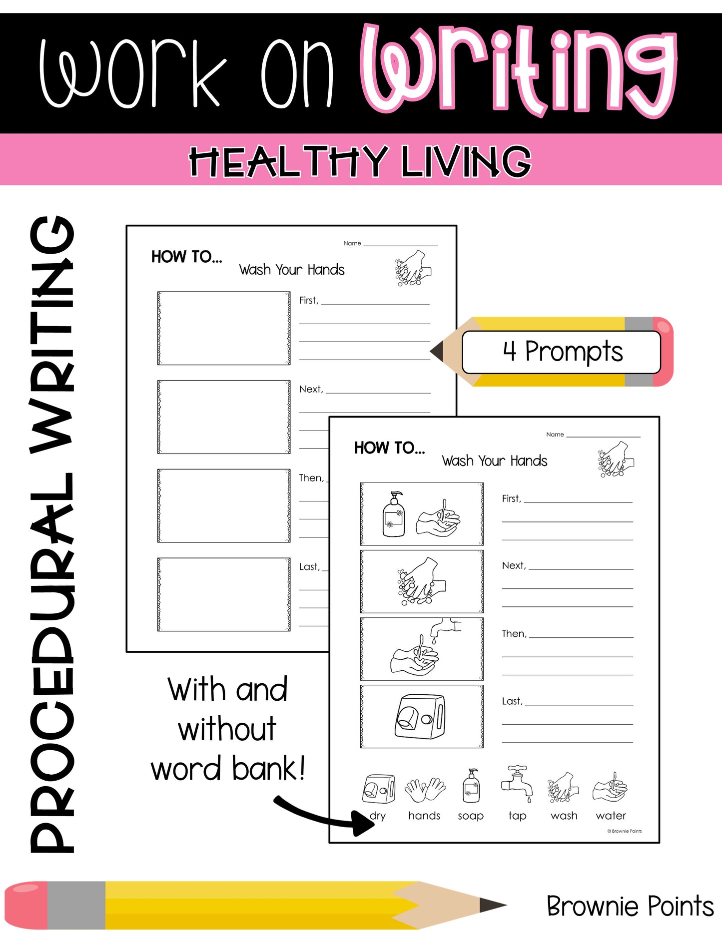 Work on Writing - Healthy Living (Grade 1)
