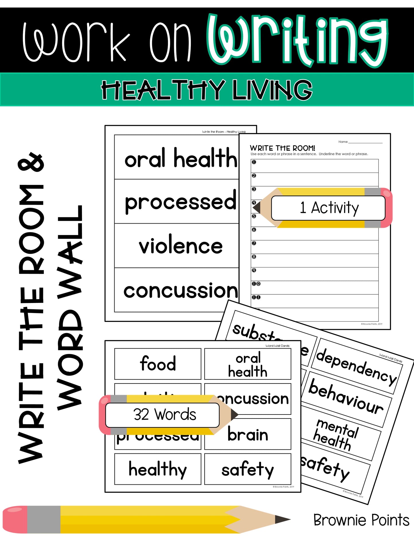 Work on Writing - Healthy Living (Grade 3)