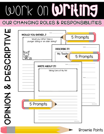 Work on Writing - Our Changing Roles and Responsibilities