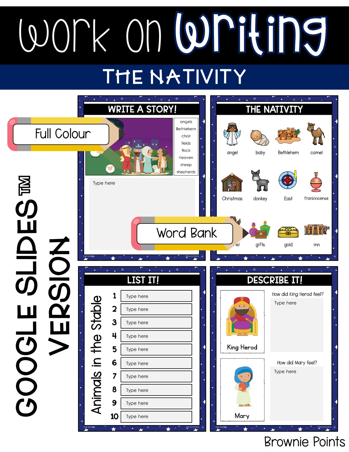 Work on Writing - The Nativity