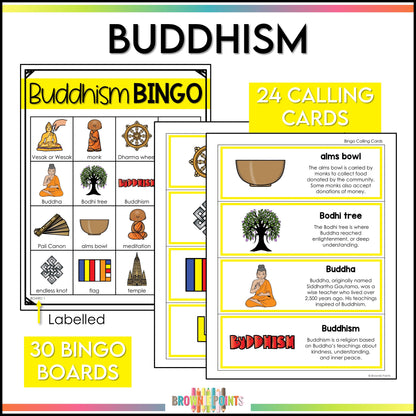 World Religions Bingo Games Bundle